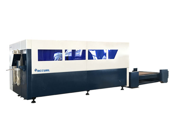 yek platformê cnc fîşa lazer ya birrîna qerase, qutiya pelê metal