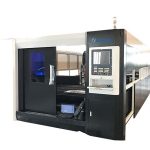 3000w fiber cnc laser birrîna laşsera gantry strûktura ajotinê ya dualî heye