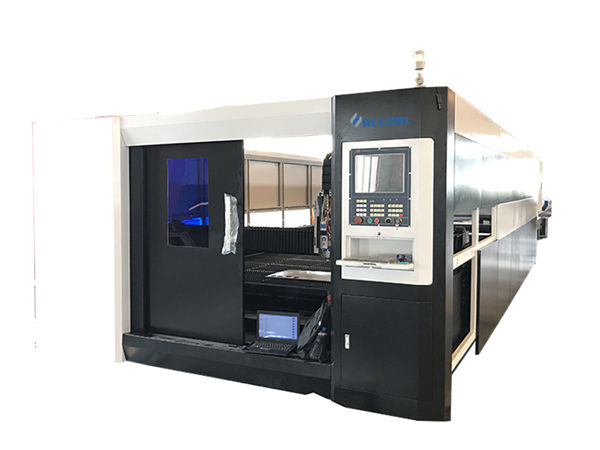 3000w fiber cnc laser birrîna laşsera gantry strûktura ajotinê ya dualî heye
